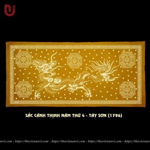 Sắc phong Cảnh Thịnh năm thứ 4 - Tây Sơn (1796)