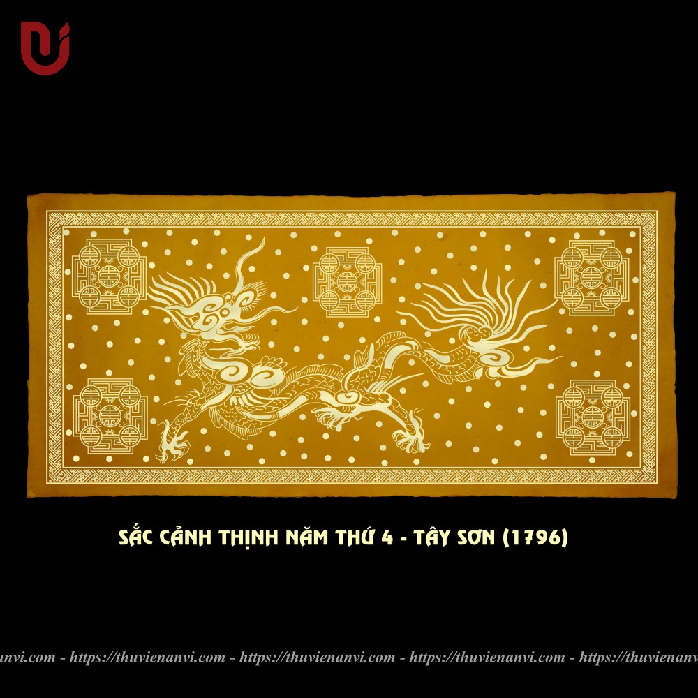 Sắc phong Cảnh Thịnh năm thứ 4 - Tây Sơn (1796)
