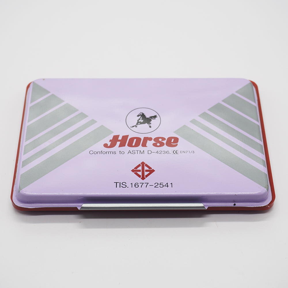 Đế mực dấu Shiny 8.5x12cm màu đỏ - Ảnh 2