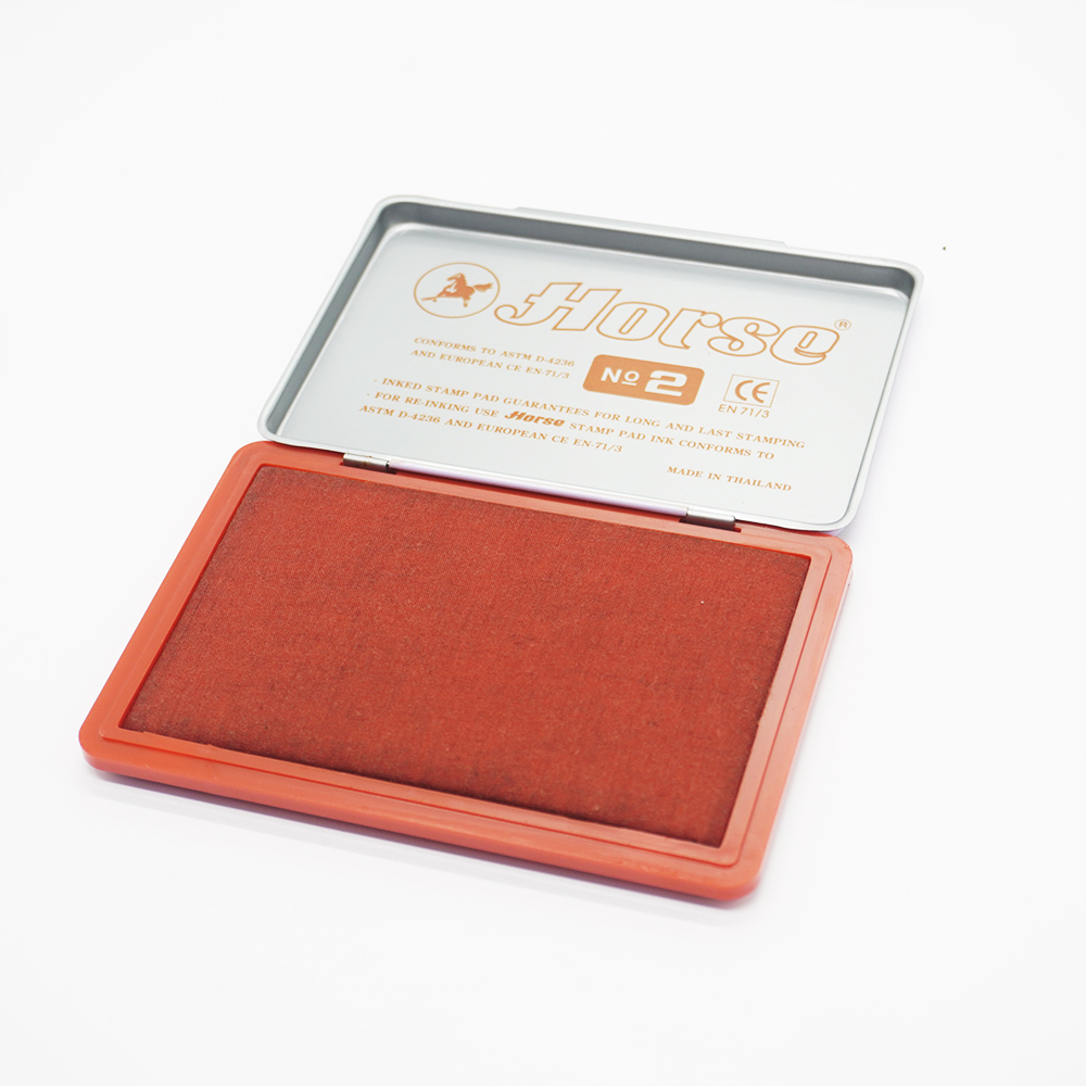 Đế mực dấu Shiny 8.5x12cm màu đỏ - Ảnh 5