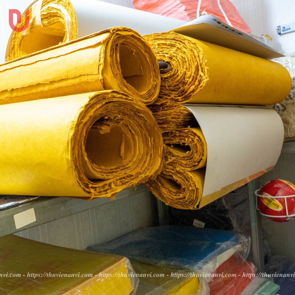 Giấy dó truyền thống Việt Nam khổ 40x60cm - Ảnh 2