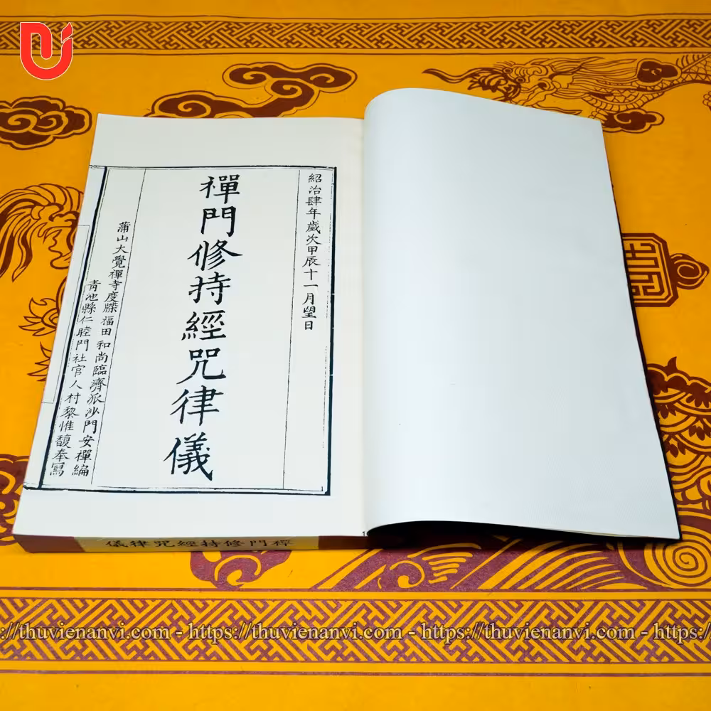 Thiền môn tu trì kinh chú luật nghi