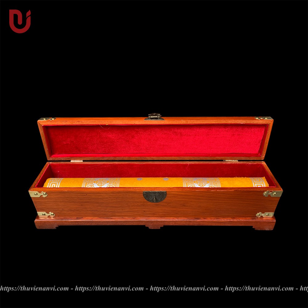 Hộp đựng Sắc Phong gỗ gõ đỏ - Ảnh 5