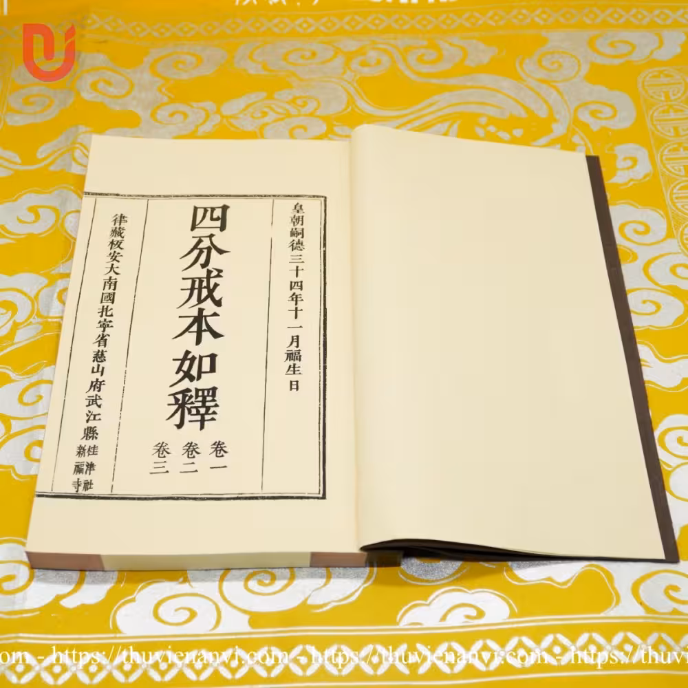 Tứ phần giới bổn như thích (bộ 4 tập) - Ảnh 5