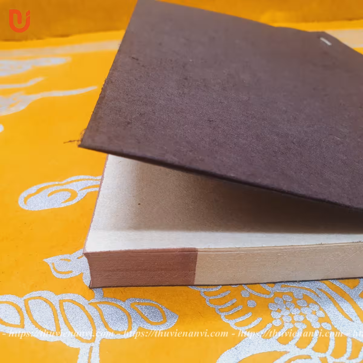 Sổ thư pháp bìa cậy giấy dó theo lối cổ - Ảnh 10