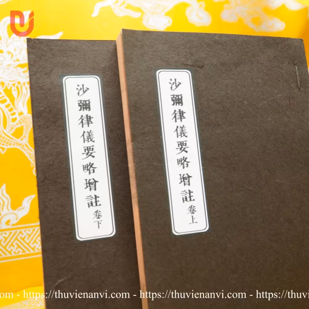 Sa Di luật nghi yếu lược tăng chú - (Tự Đức 33 - bộ 2 quyển) - Ảnh 11