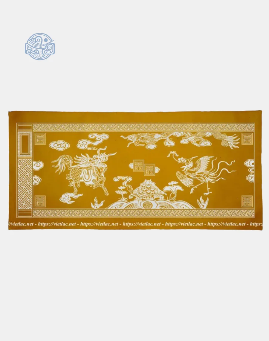 Phôi sắc phong pháp sư Thanh đồng Cảnh Long Ẩn Vân Tứ Linh - Ảnh 2